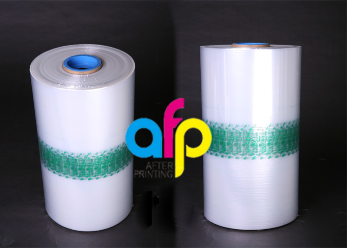 China Custom Printing POF Clear Shrink Film , 12 - 30 Mic Thickness Heat Shrink Wrap Film wholesale