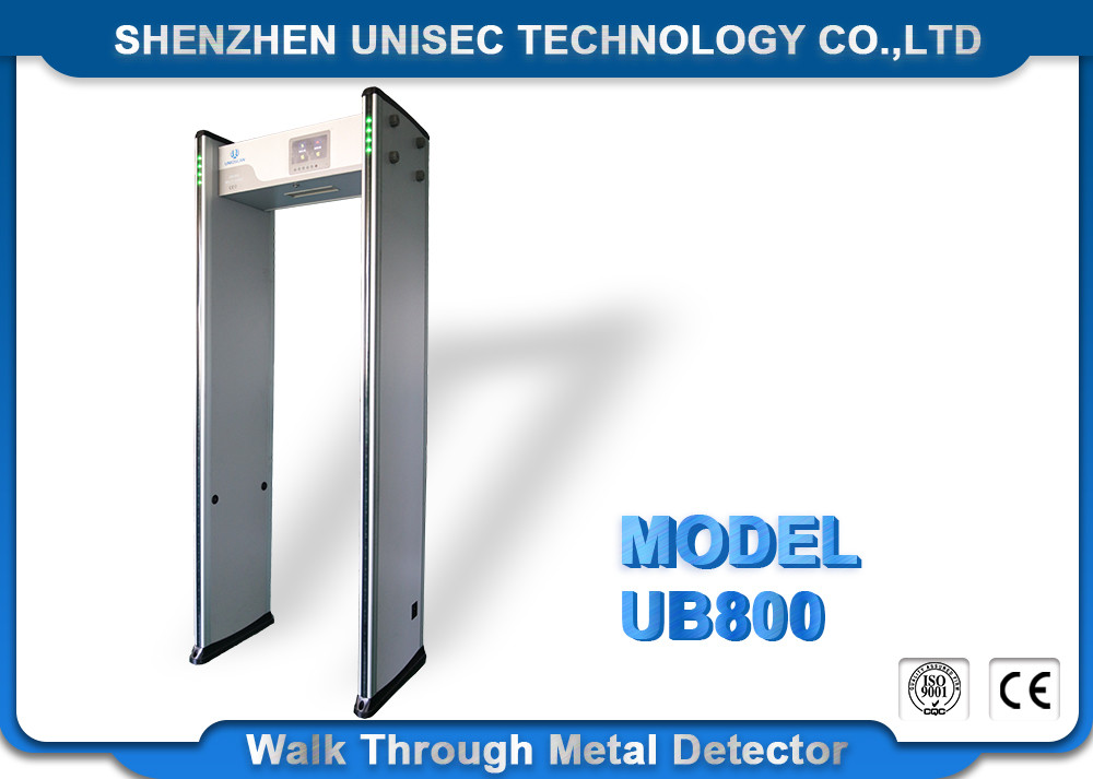 China 0-999 Sensitivity UB800 Multi Zone Metal Detector Walk Through Gate 33 Zones wholesale