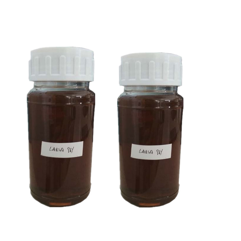 China Brown Lineal Anionic Surfactant Linear Alkyl Benzene Sulfonic Acid 96% wholesale