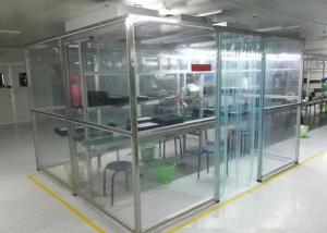 China Pharmacy Modular Softwall Cleanroom Class 100000 Stainless Steel Square Pipe wholesale