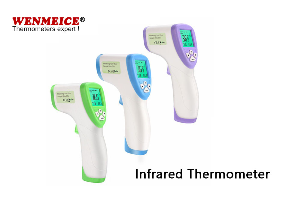 China DT8809C  1 Year Warranty ABS Plastic No Contact  Infrared Forehead Thermometer wholesale