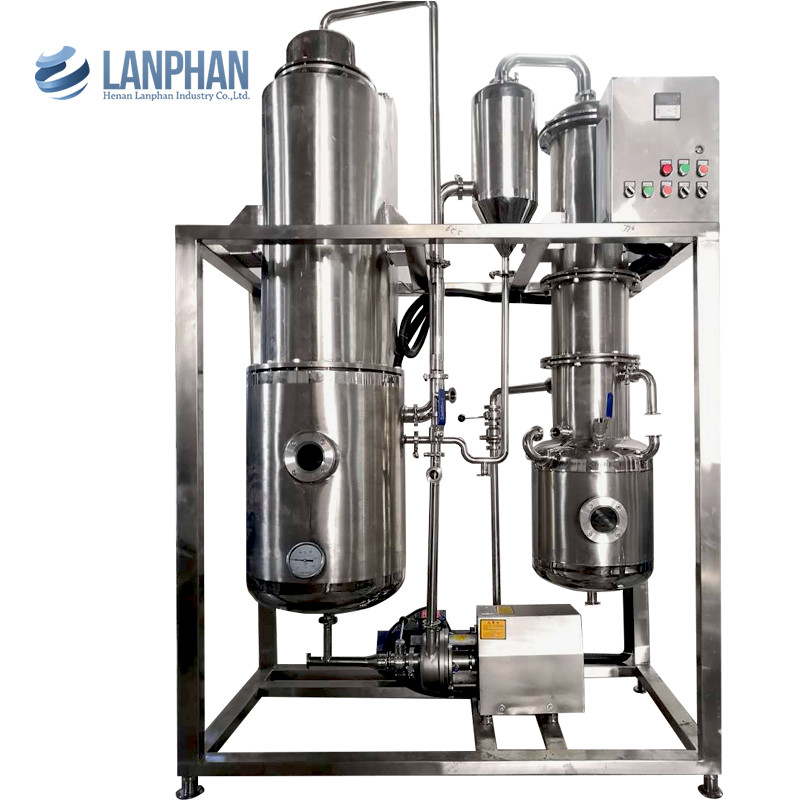 China 5kg/H Single Effect FFE Evaporator Lab Stainless Steel Distillation CBD wholesale