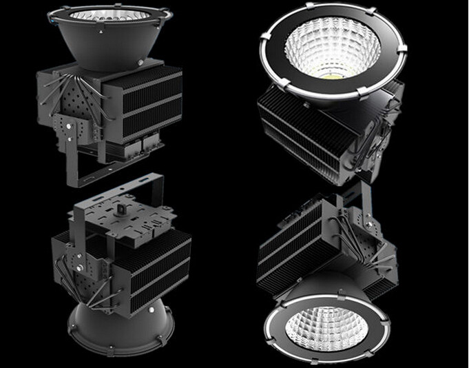 China Commercial 500W CREE LED High Bay Light With Intergrated Lamp Shade wholesale