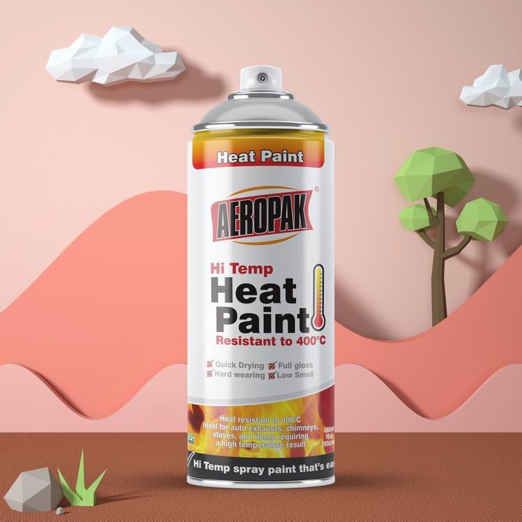 China Aeropak High Heat Resistant Spray Paint  High Temp Aerosol Spray Paint wholesale