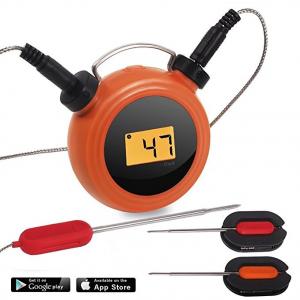 China Heat Resistance Bluetooth Dual Probe Thermometer Mobile Operated 2 Probes wholesale