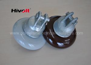 China ANSI 52-1 Porcelain Suspension Insulator Anti Fog OEM / ODM Available wholesale
