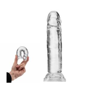 China Transparent Crystal Dildo Sex Toy Small Anal Plug Adult Massage Toy wholesale