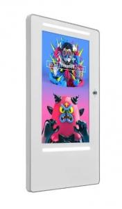 China Customzied Wall Mount Touch Screen Monitor 32&quot; With LED Stripes Full HD Camera wholesale