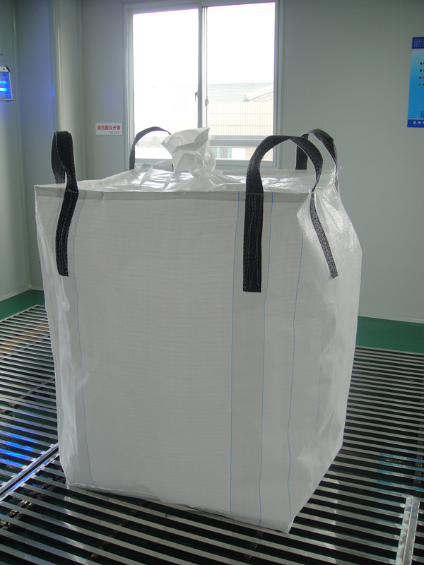 China Circular / Tubular 1 ton bulk bags , Type A square bottom Soybean peanut bag storage bags wholesale