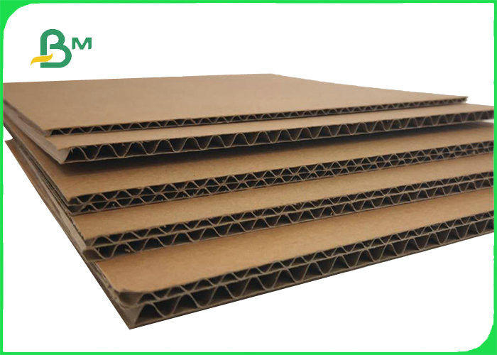 China 3 Layer Hard Corrugated Cardboard Sheets 1100mm x 1600mm B flute 3mm Thick wholesale