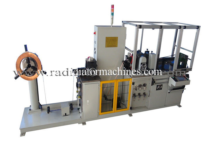 Buy cheap Copper Fin Radiator Making Machine AC Servo Control With 60 M/Min Feeding Speed from wholesalers