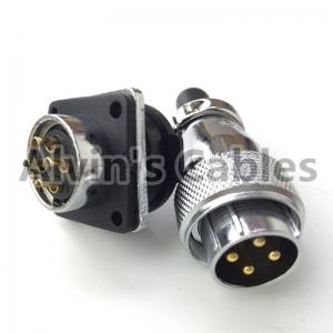 China WS20 4 Pin Power Plastic Electrical Connectors Rated Current 25A Compact Structure wholesale