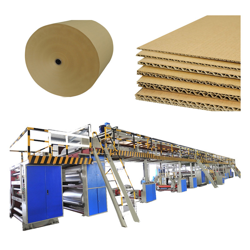 China 1600~2200mm Paper Corrugated Cardboard Production Line wholesale