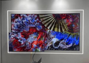 China 49in 1920x1080 3.5mm Bezel Multi Panel Video Wall Split TV 4K LCD wholesale
