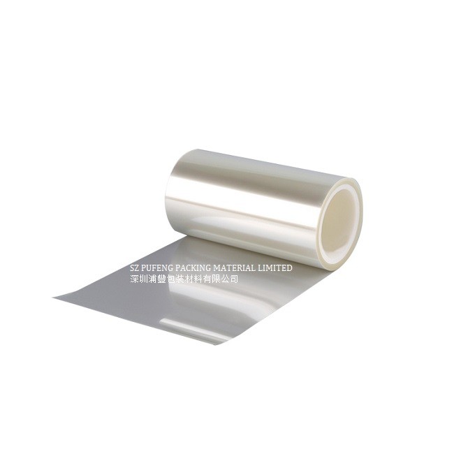 China 250 Micron Mobile Phone Screen Protector Film Roll Transparent , RoHS Silicone Coated PET Release Film wholesale