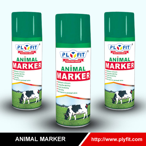 China Florescent Color Animal Marking Spray Paint 500ml For Cow REACH Certification wholesale