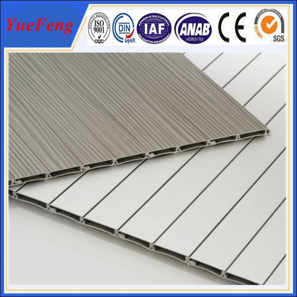 China 6000 series aluminium louvre extrusion factory, roller shutter doors for furniture wholesale