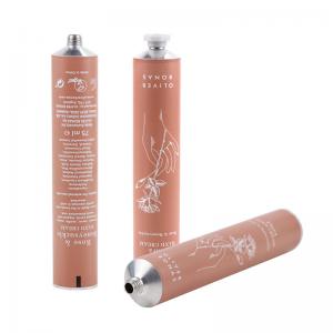 China 0.27oz-13oz Aluminium Tubes Cosmetics Packaging Cinnamon Pink Metal Hand Cream Tubes wholesale