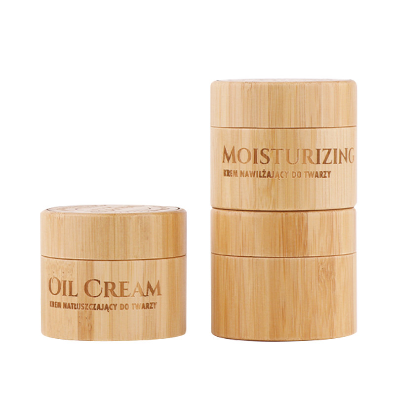 China 5g 10g 15g 20g 30g 50g 100g Wooden Bamboo Jar Packaging For Cream Cosmetic wholesale