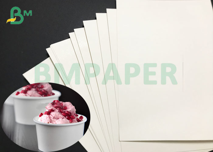 China 15g PE Coated 150grs To 330grs White Cardboard For Ice Cream Cup Carton wholesale