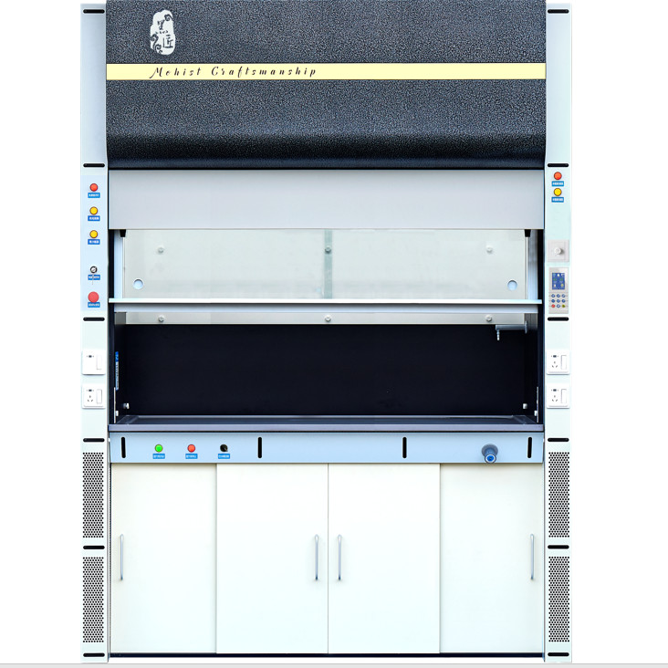 China Carbon Steel Laboratory Fume Hood Cabinet For Dust Removal wholesale