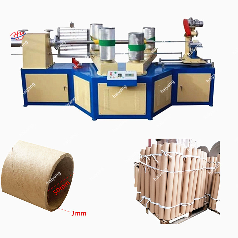 China Automatic Spiral Toilet Paper Tube Core Making Machine Cardboard Cutting Machine wholesale