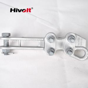 China Aluminum Transmission Line Hardware Hot Line Clamp With Galvanized Steel Bolt And Nut wholesale