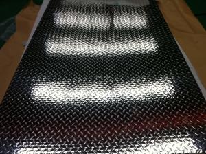 China Polishing Aluminum Diamond Plate Flooring , Checkered Aluminum Sheets wholesale