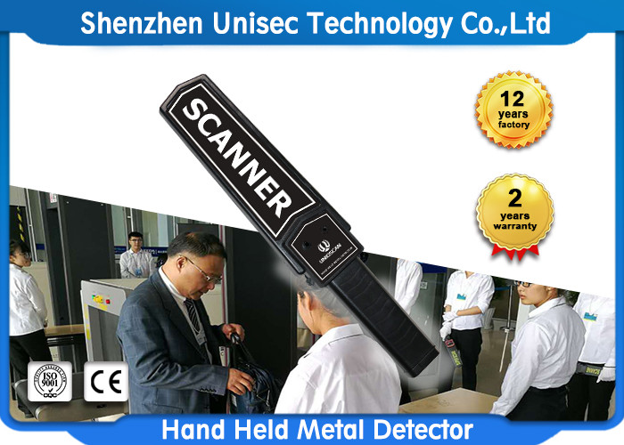 China 9V Standard Hand Held Metal Detector 410 * 85 * 45 Mm For Factory / Education Area wholesale