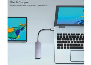 China Alumium USB3.0x2 USB Type C Docking Station USB C To Dual HDMI Hub wholesale