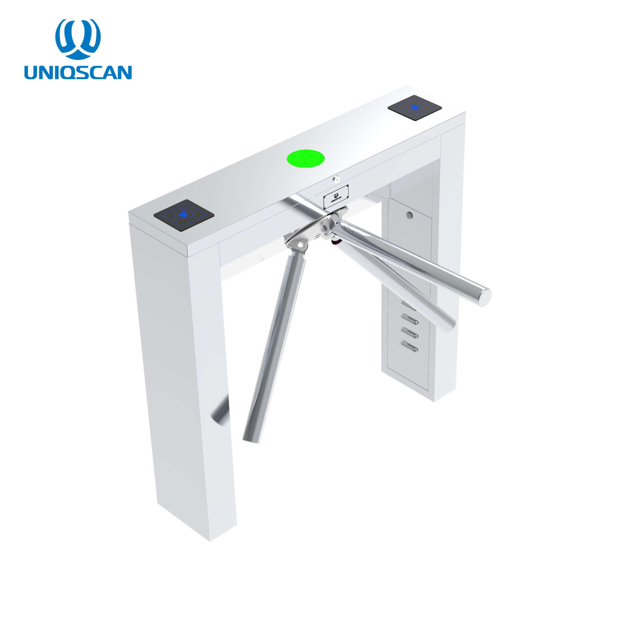 China 0.2 Seconds Semi Automatic Tripod Turnstile Gate Stainless Steel Material wholesale