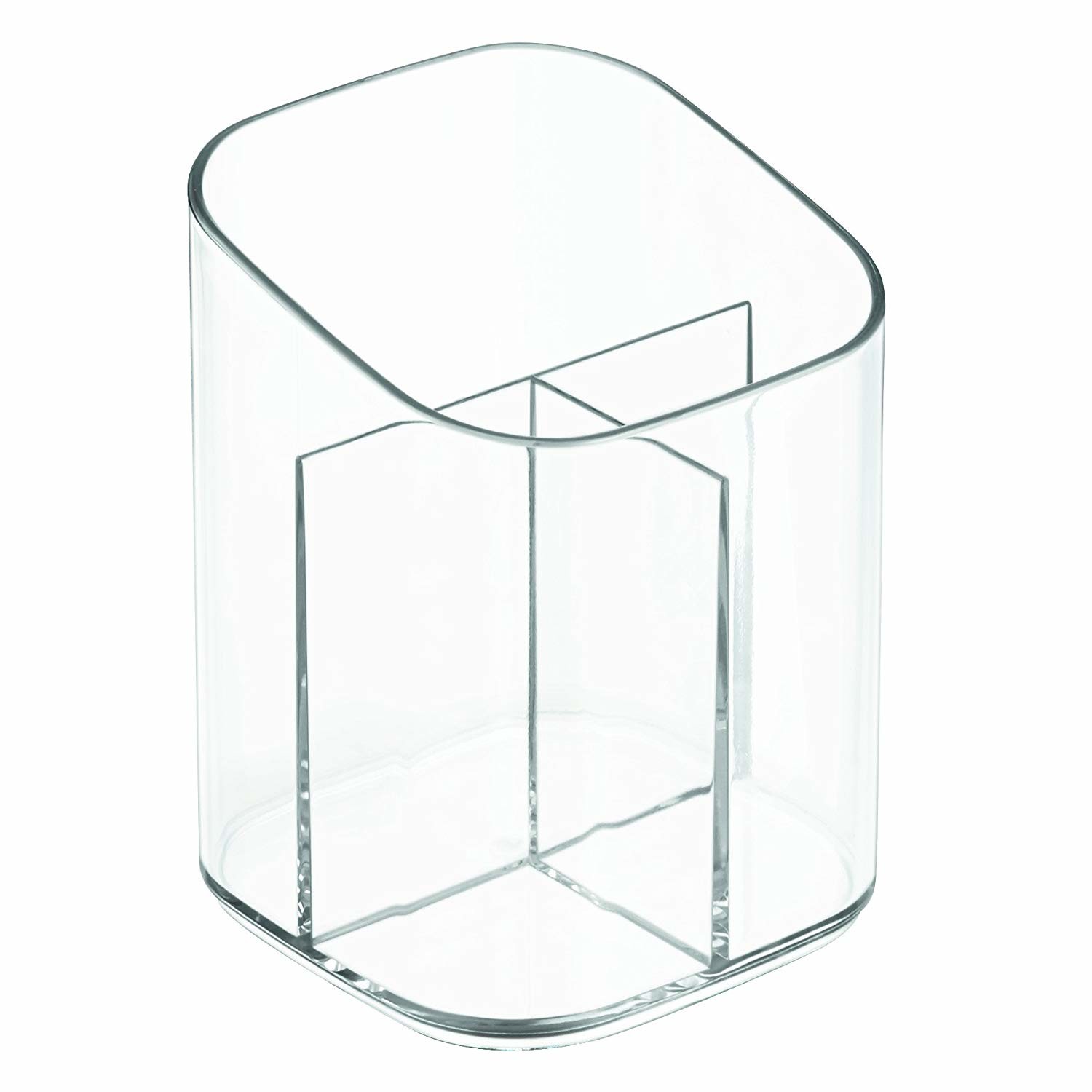 China Stackable PMMA Acrylic Display Box Makeup Brush Holder Cup Bathroom Accessories wholesale