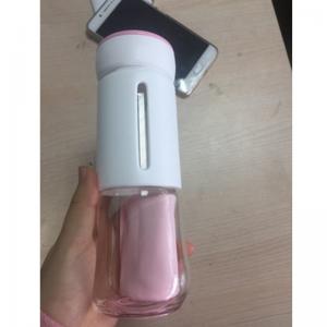 China Eco Friendly Product BPA Free Promotion Reusable 320ml Glass Drinking Bottle with PP Cap and Cover wholesale