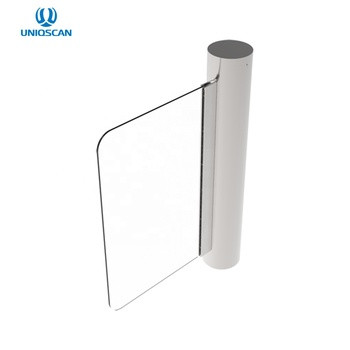 China 600mm Security Turnstile Gate Cylindrical Swing Gate With SUS304 Mirror Panel wholesale