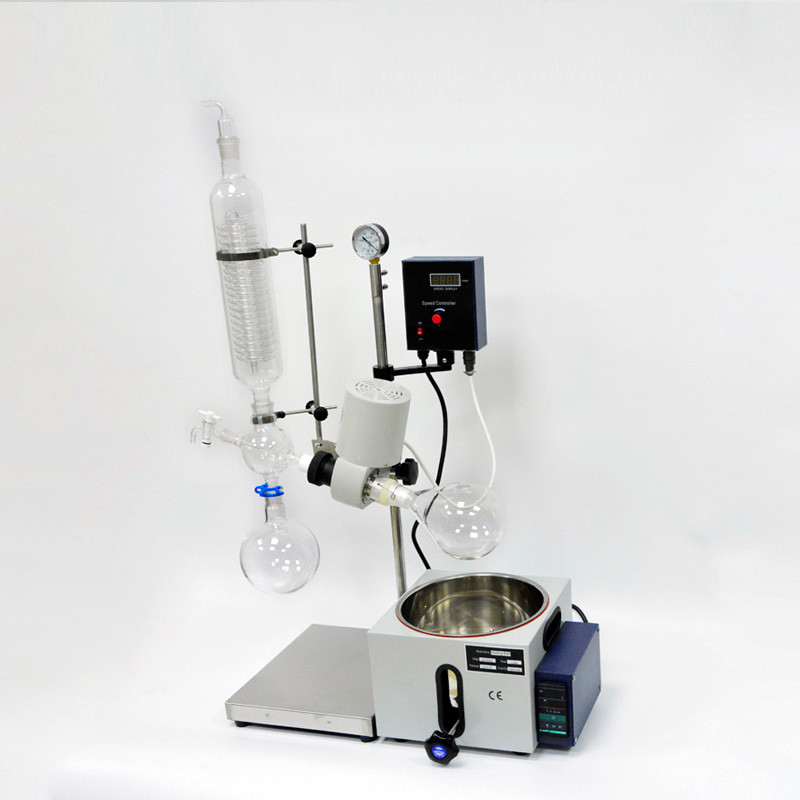 China rotovap 2l mini alcohol distillator glass vertical tube evaporator wholesale