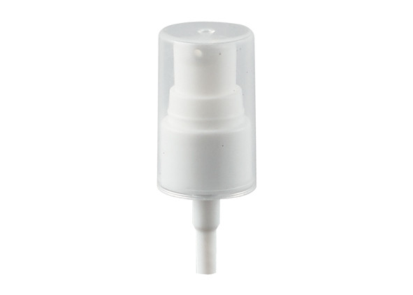 Quality Transparent Full Cap Cream Pump Dispenser Smooth Closure Option for sale