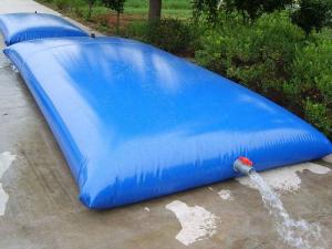 China PVC bladder inflatable water storage tanks , high strength coated fabric 10500lt wholesale
