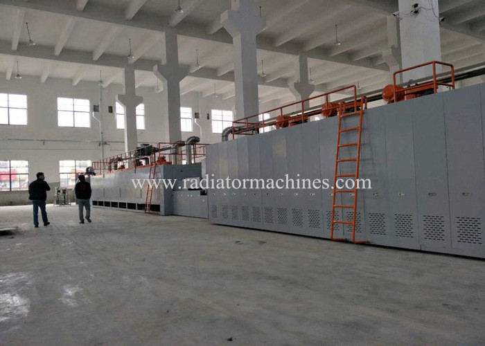 China Controlled Atmosphere Aluminium Radiator Brazing Furnace 1000 - 200 - 8000MM wholesale