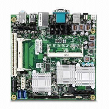 China Industrial Mini-ITX Motherboard with Intel Atom N270 and Intel 945GSE + ICH7-M Chipset wholesale