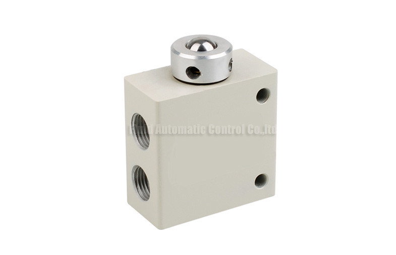 China Miniature 3-Way steel ball actuated mechanical Control Valve wholesale