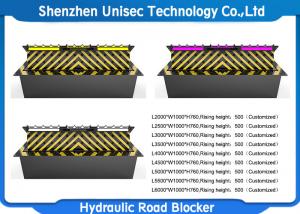 China Full Automatic Traffic Hydraulic Road Blocker , Vehicle Road Security Barriers wholesale