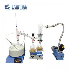 China 5Ltr Lab Short Path Distillation Machine Glass Vacuum Essential Oil wholesale