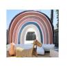 Buy cheap Mini 10ft Colorful Jumping Inflatable Bouncer Rainbow White Bounce Castle from wholesalers