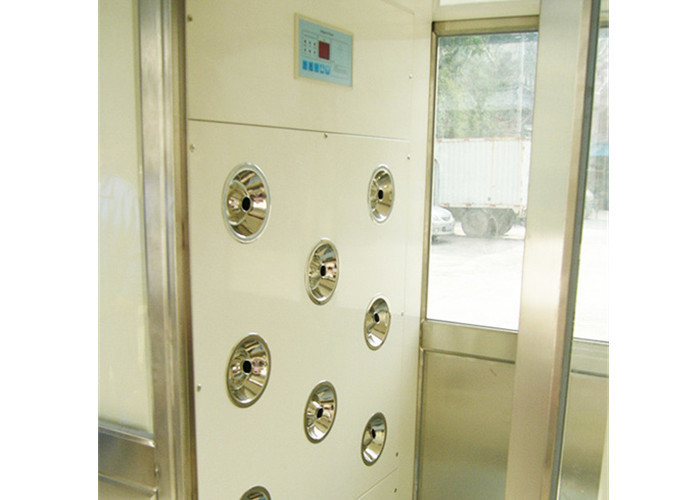 China Double Sliding Door Clean Room Personal Air Shower With IC Control Panel wholesale