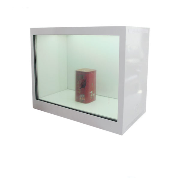 China Exhibition Desktop Transparent LCD Showcase 22 Inch SD Card USB Supported wholesale