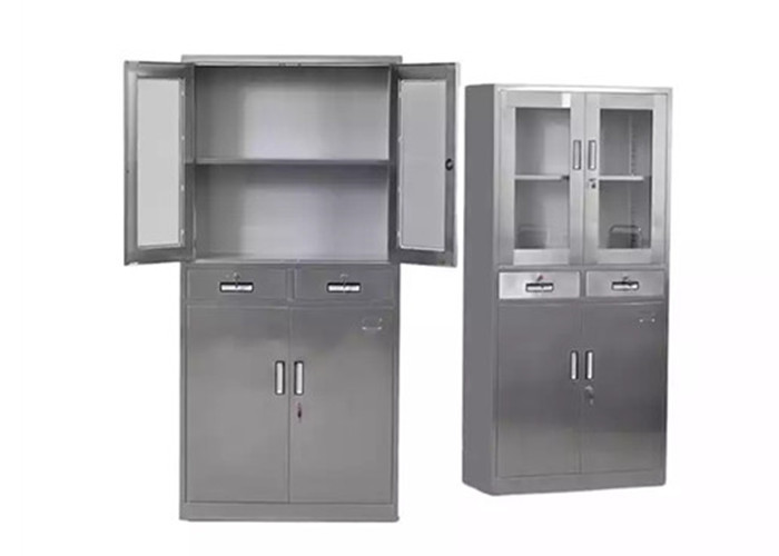 China 1800x900x450mm Medical Level SUS Cabinet Silver Or Custom Color wholesale