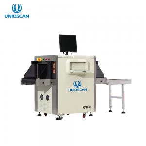 China 34mm Penetration Resolution X Ray Baggage Scanner Machine SF5030C 34WG 80° Angle wholesale