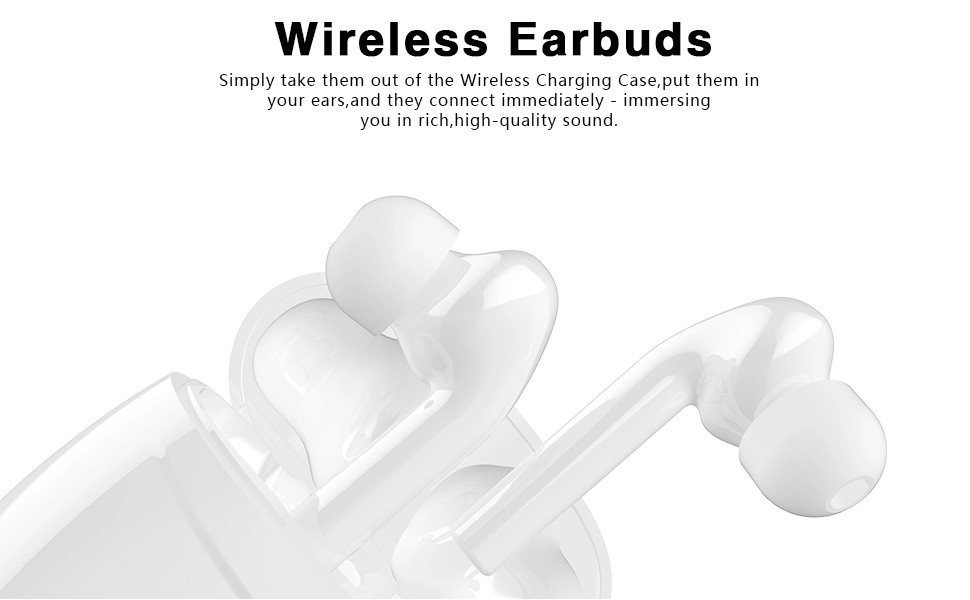 China Bluetooth V5.0 In Ear True Wireless Earbuds 5D HIFI Stereo Wireless Headset wholesale