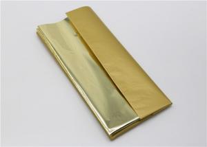 China Waxed Waterproof Metallic Tissue Paper 20 X 26 Inch Strong Strength And Elongation wholesale
