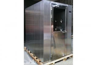 China Stianless Steel 304/ SUS 304 Portable Air Shower Room With  Electric Panel Control wholesale